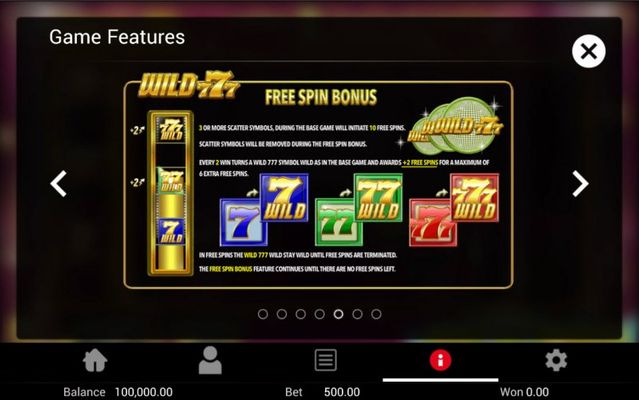 Free Spin Feature Rules