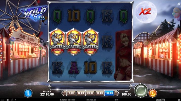 Scatter symbols triggers the free spins bonus feature