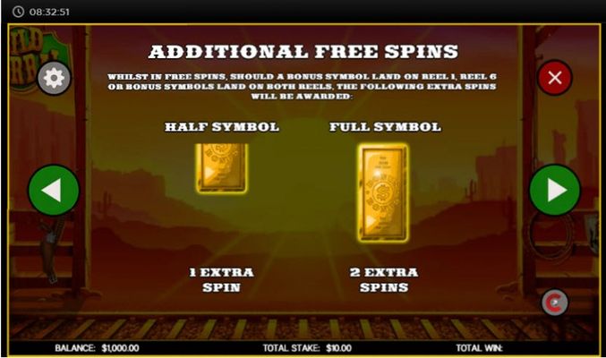 Wild Corral :: Free Spins Rules