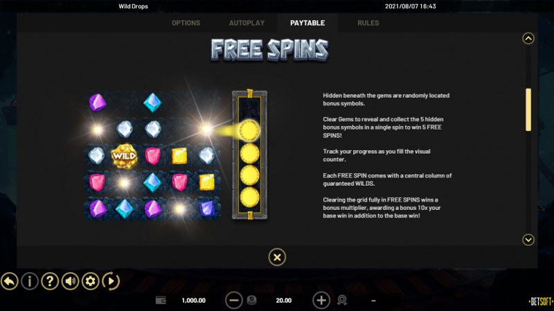 Free Spin Feature Rules