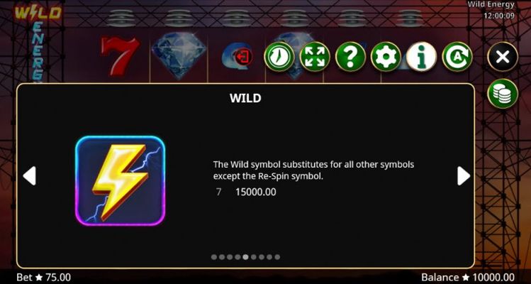 Wild Energy :: Wild Symbols Rules
