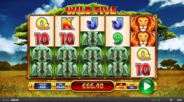 Wild Five :: Multiple winning paylines