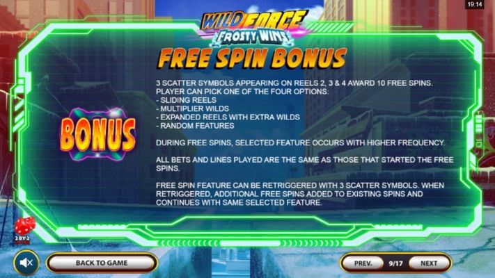 Free Spin Feature Rules