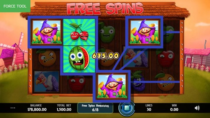 Free Spins Game Board