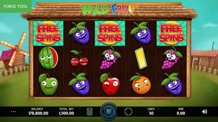 Scatter symbols triggers the free spins feature