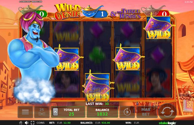 Wild Genie & the Three Wishes :: Wild feature activated