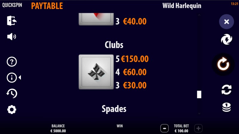 Wild Harlequin :: Clubs Symbol