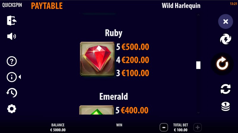 Wild Harlequin :: Ruby Symbol