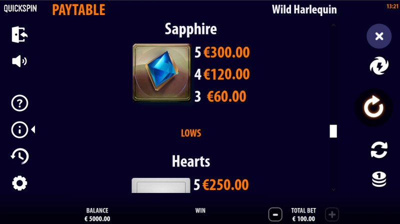 Wild Harlequin :: Sapphire Symbol