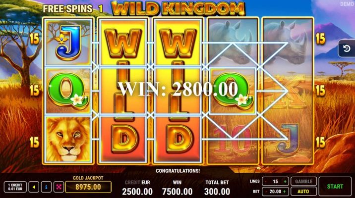 Multiple winning paylines