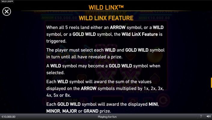 Wild Linx :: Feature Rules