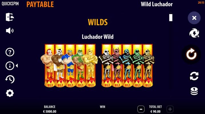 Wild Luchador :: Wild Symbol Rules