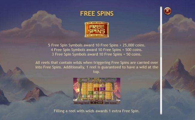 Wild Mantra :: Free Spins Rules
