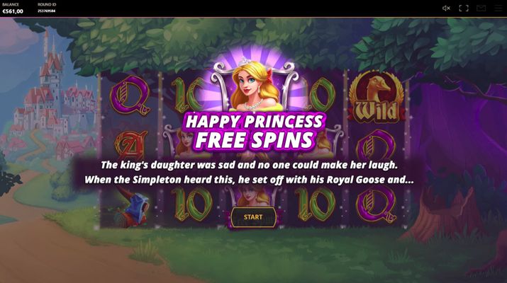 Wild Ocean :: Happy Princess Free Spins