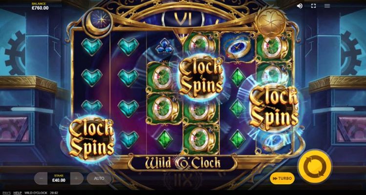 Scatter symbols triggers the free spins feature