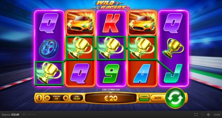 A four of a kind Win