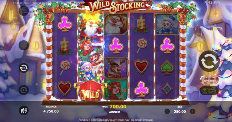 A five of a kind win