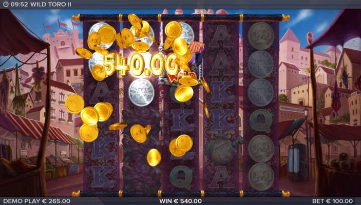 Multiple winning paylines