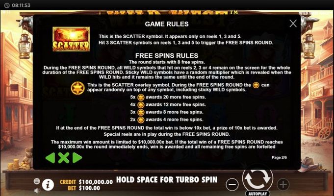 Free Spins Rules