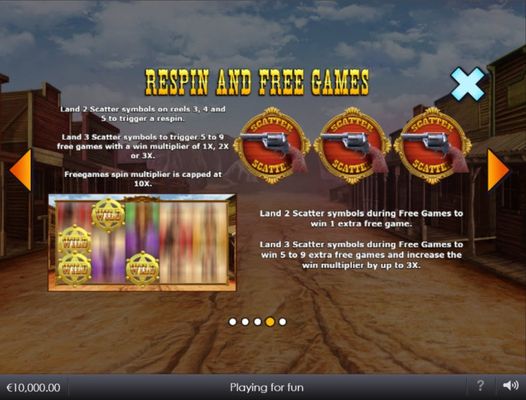 Respin and Free Games