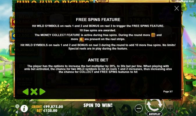 Free Spins Rules