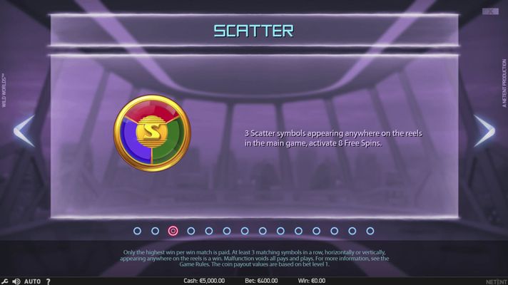 Wild Worlds :: Scatter Symbol Rules