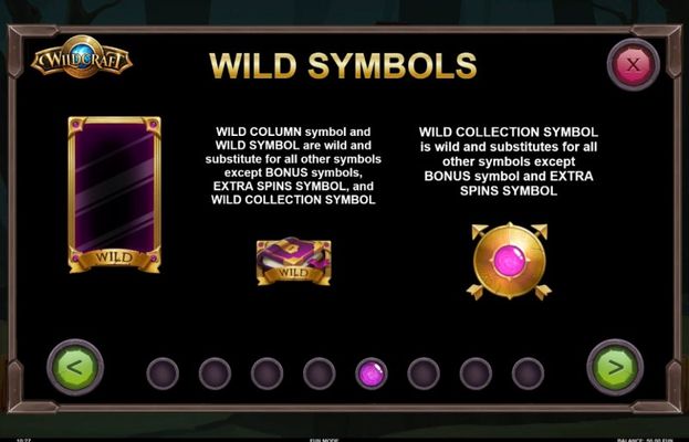Wildcraft :: Wild Symbols Rules