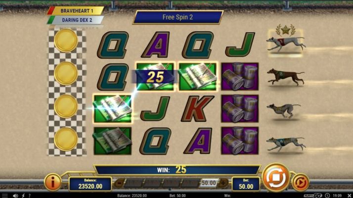 Free Spins Game Board