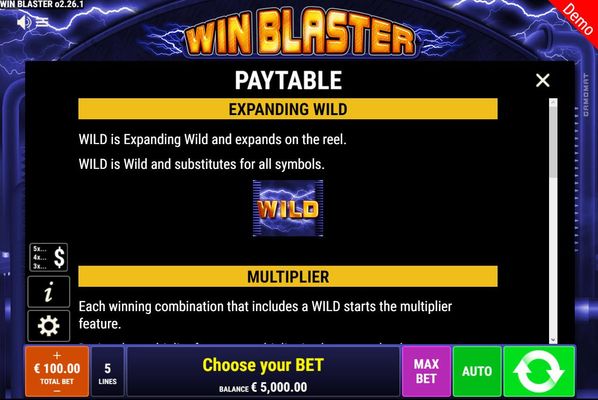 Win Blaster :: Expanding Wild