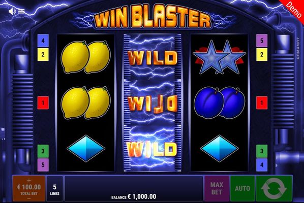 Win Blaster :: Multiplier feature activated