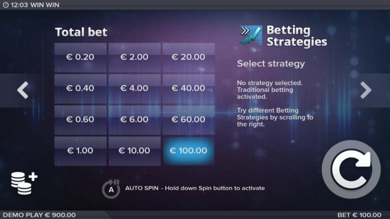 Available Betting Options