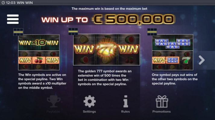 Win Up To $500,000