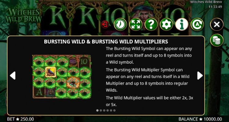 Witches Wild Brew :: Bursting Wild and Bursting Wild Multipliers