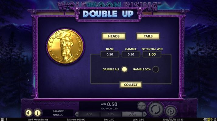 Heads or Tails Gamble Feature