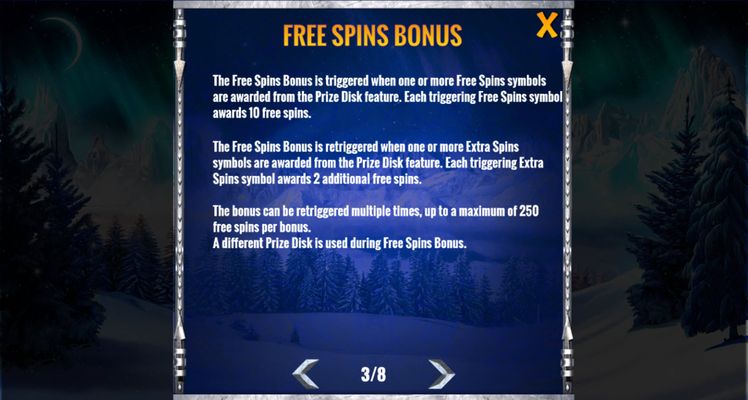 Wolf Ridge :: Free Spins Rules