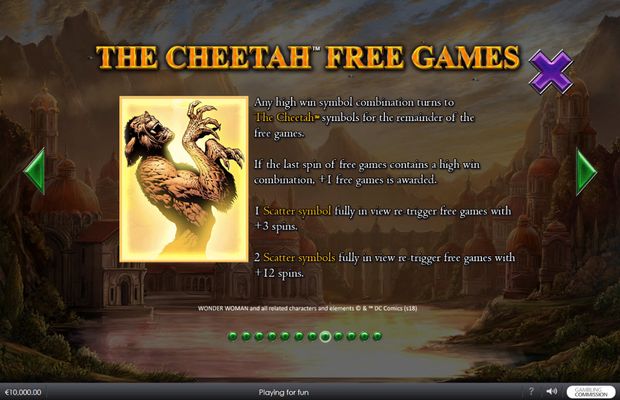 Wonder Woman :: The Cheetah Free Games