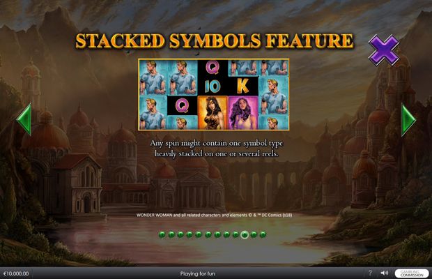 Wonder Woman :: Stacked Symbol Feature