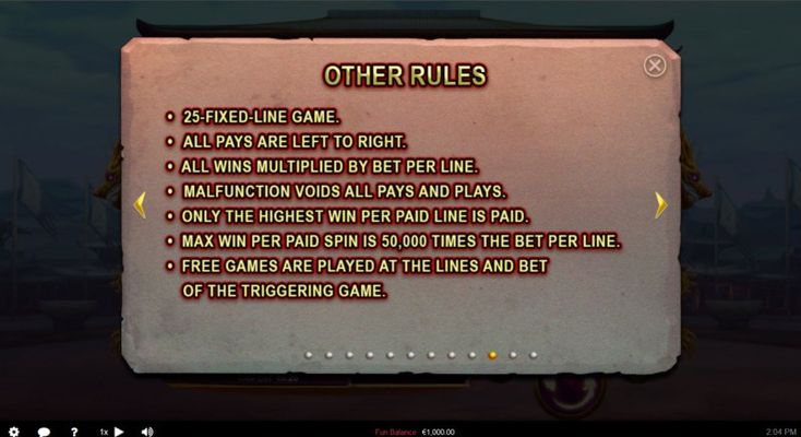 General Game Rules