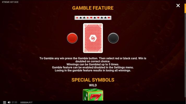 Red or Black Gamble Feature