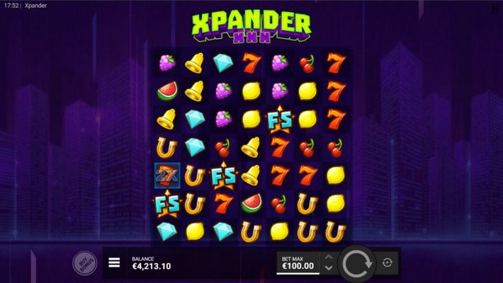Xpander :: Scatter symbols triggers the free spins bonus feature