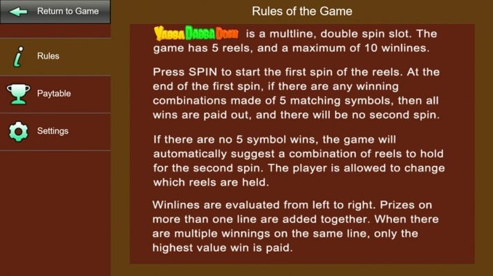 General Game Rules