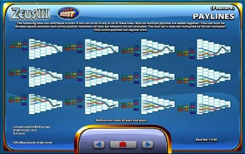 Payline Diagrams - continued