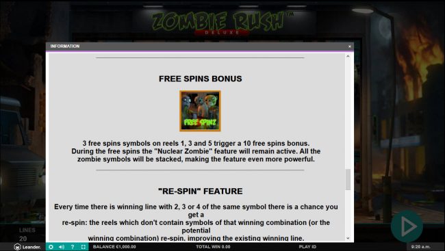 Free Spins Rules