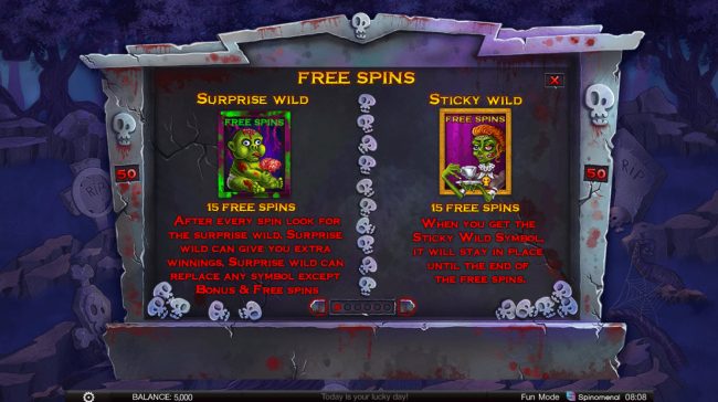 Free Spins Rules