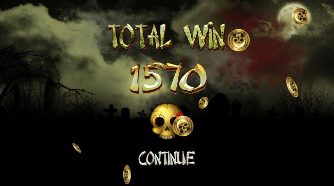 Total free spins payout 1570 coins