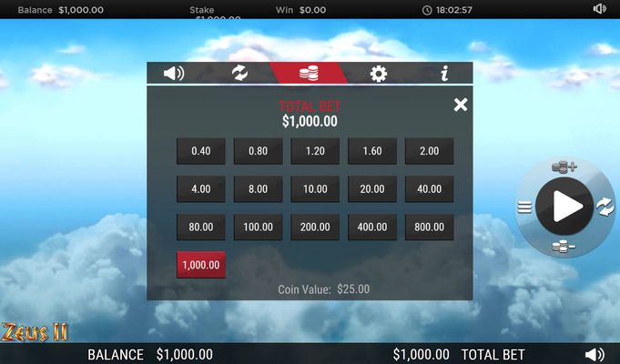 Available Bets