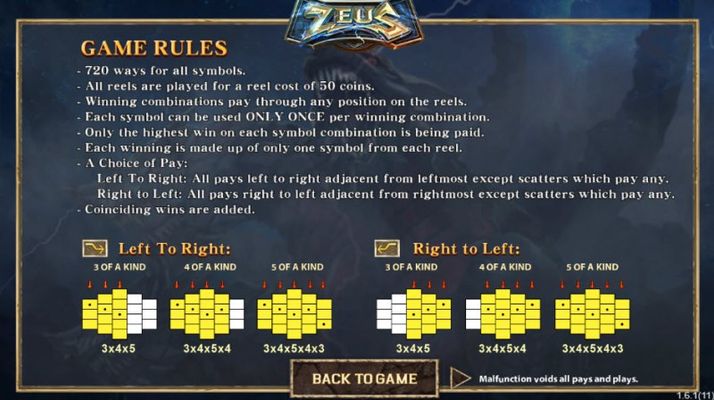Zeus :: General Game Rules