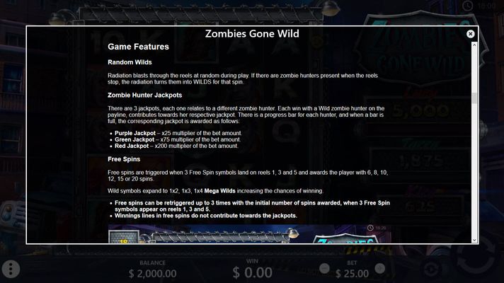 Zombies Gone Wild :: General Game Rules